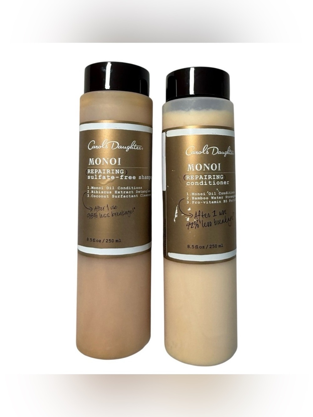 Carols Daughter Monoi Repairing Shampoo and Conditioner Set 8.5oz Sulfate Free
